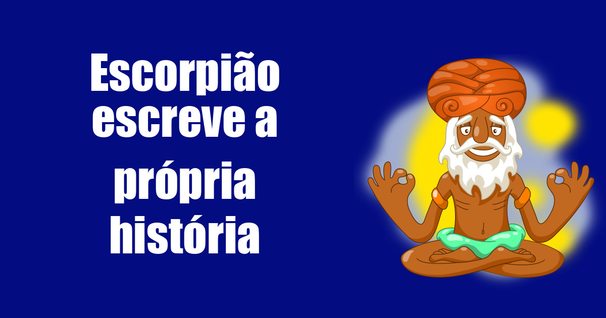 imagem do post escorpiao-escreve-a-propria-historia