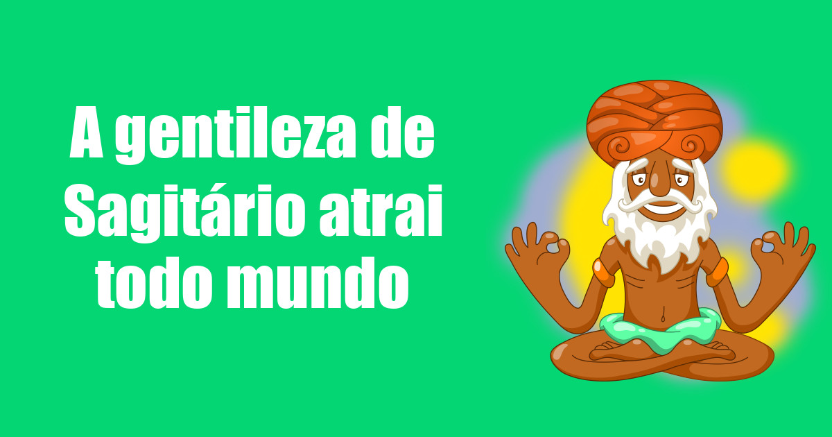 imagem do post a-gentileza-de-sagitario-atrai-todo-mundo