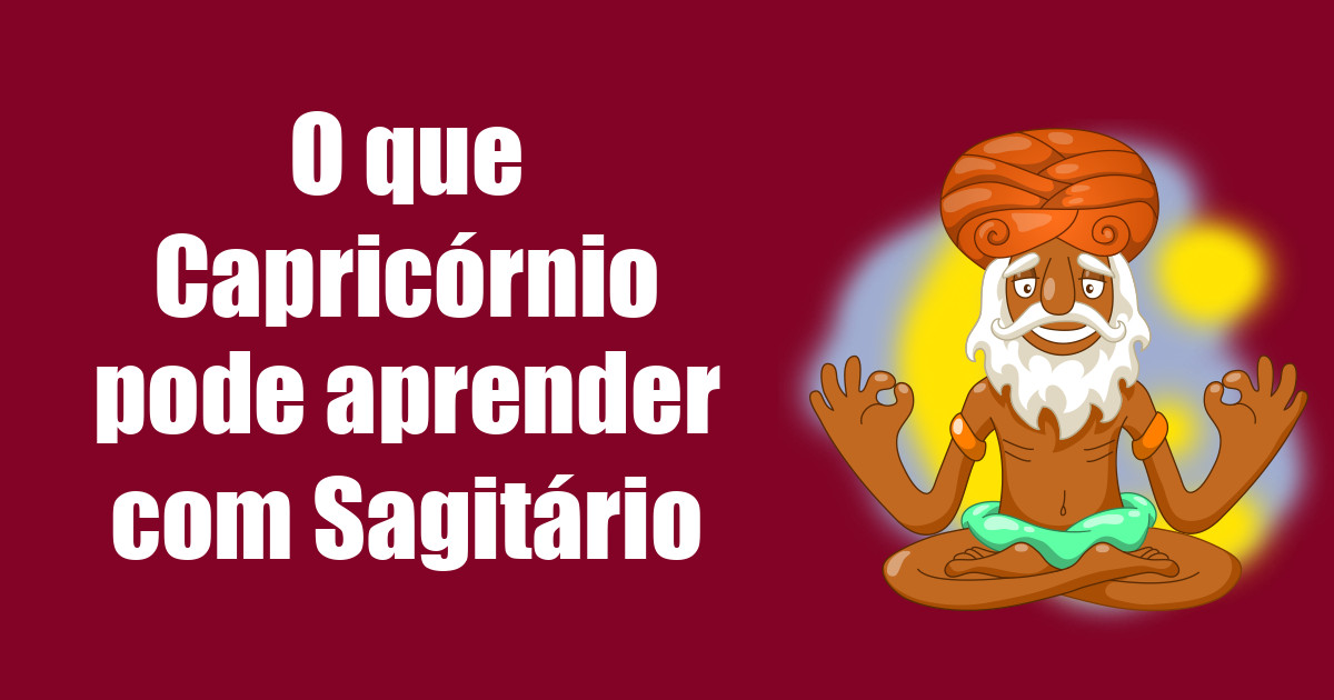 imagem do post o-que-capricornio-pode-aprender-com-sagitario