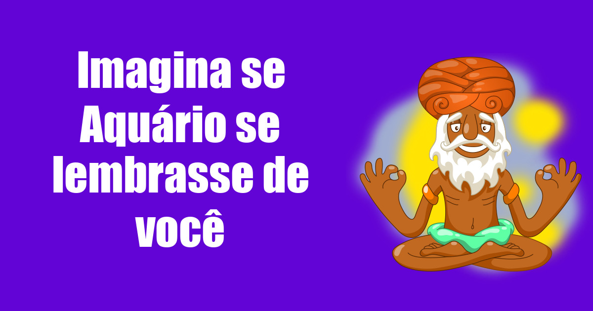 imagem do post imagina-se-aquario-se-lembrasse-de-voce