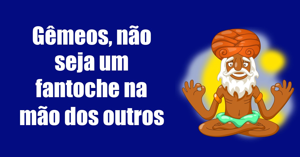 imagem do post gemeos-nao-seja-um-fantoche-na-mao-dos-outros
