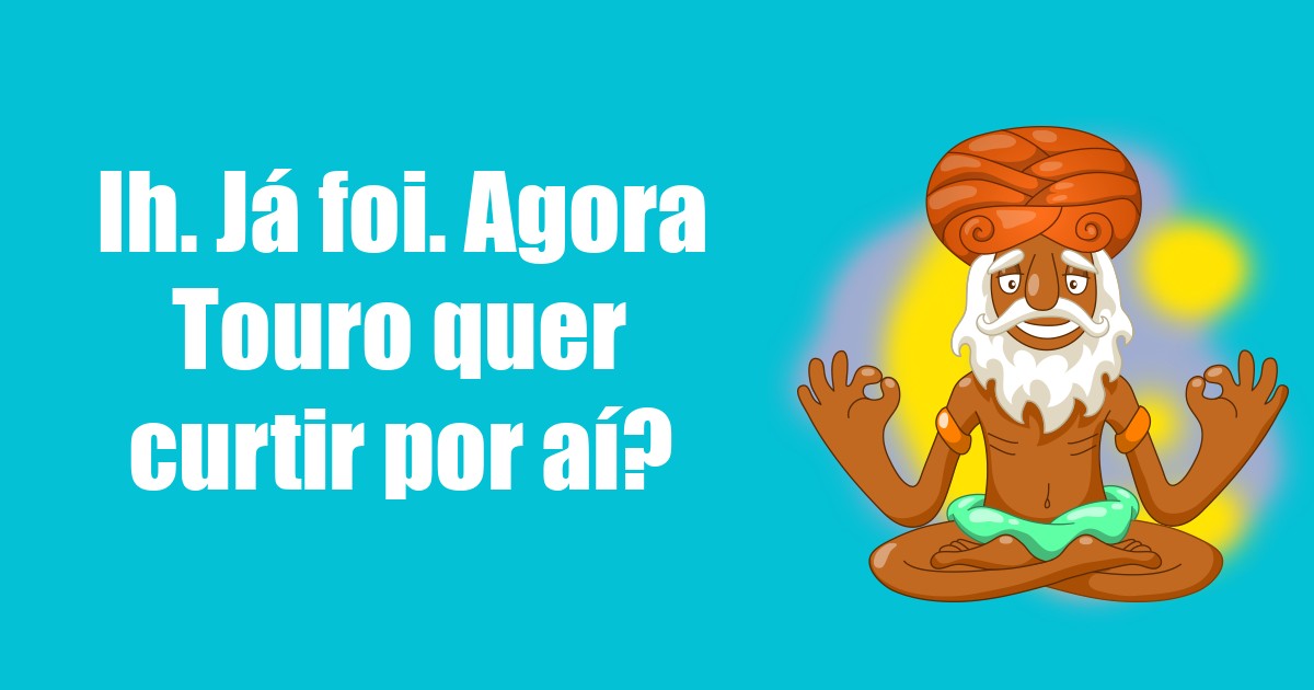 imagem do post ih-ja-foi-agora-touro-quer-curtir-por-ai