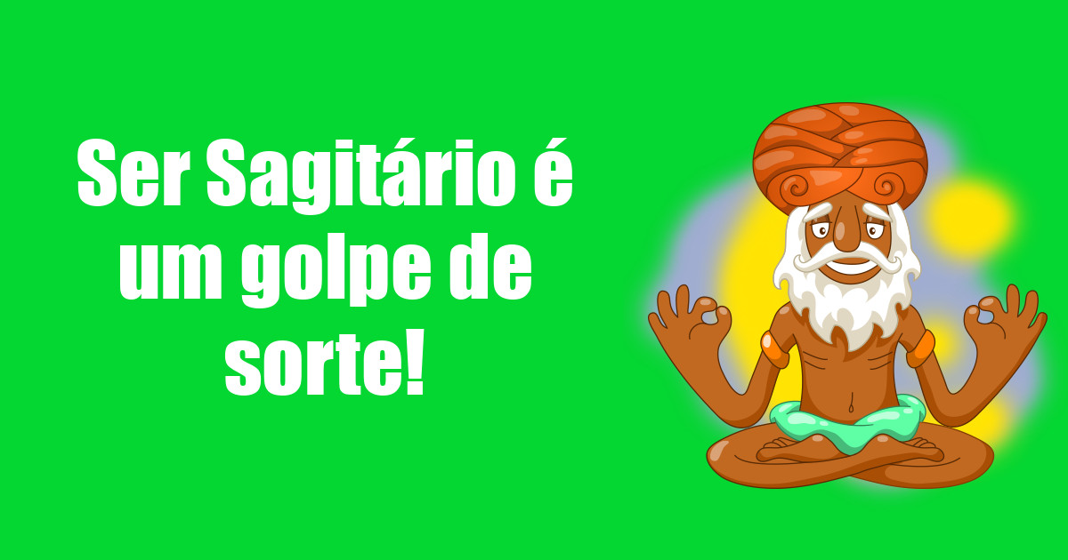 imagem do post ser-sagitario-e-um-golpe-de-sorte