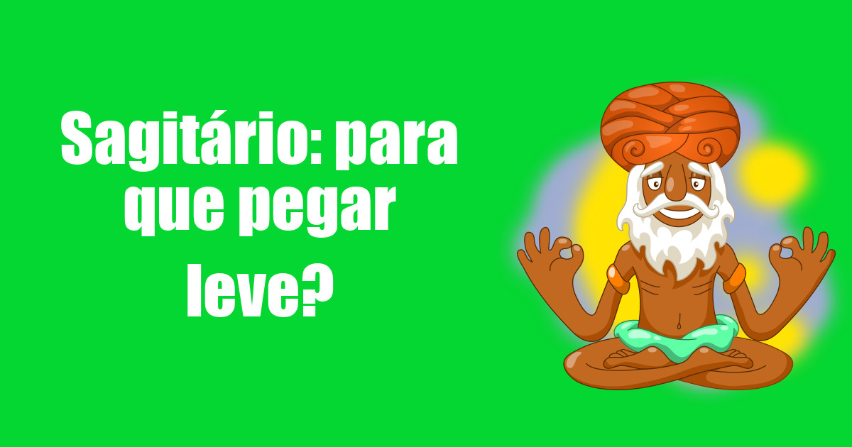 imagem do post sagitario-para-que-pegar-leve