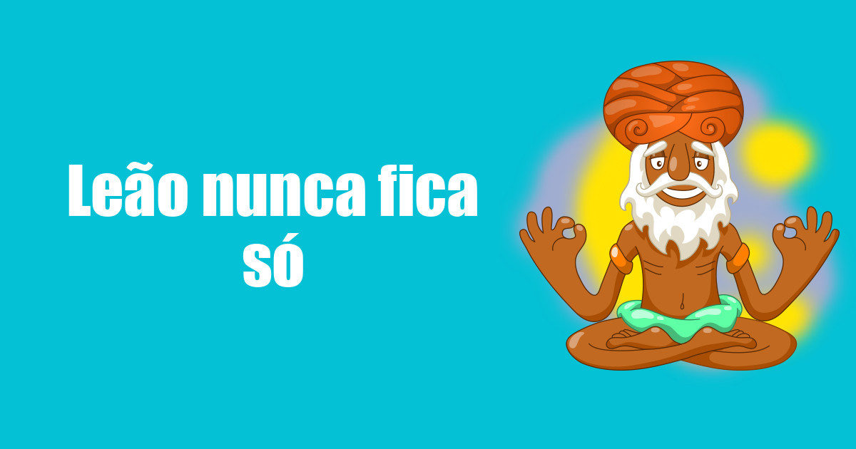 imagem do post leao-nunca-fica-so