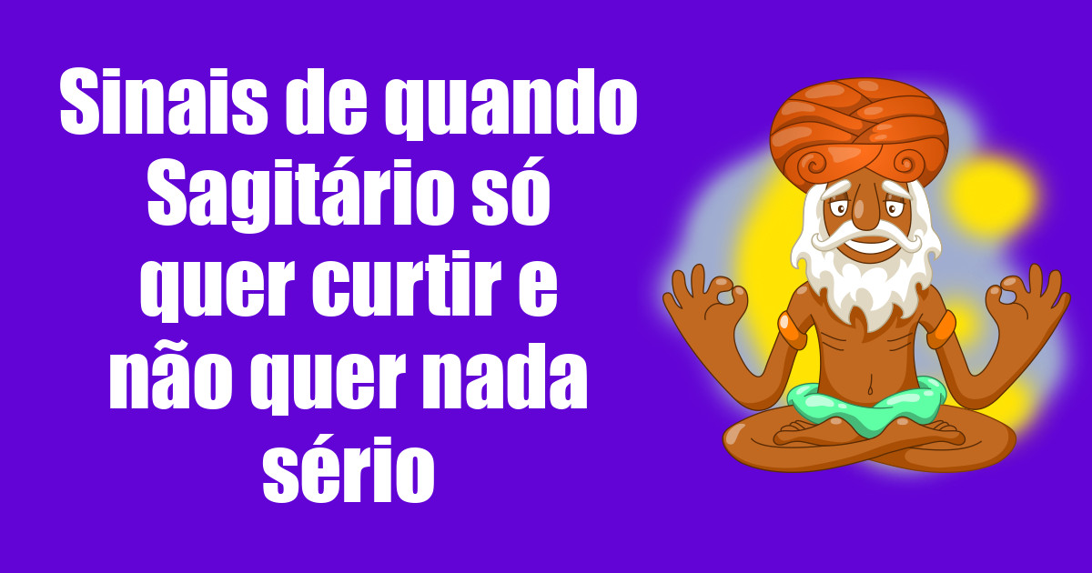imagem do post sinais-de-quando-sagitario-so-quer-curtir-e-nao-quer-nada-serio
